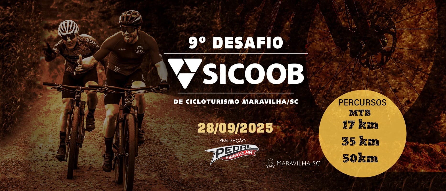 9º Desafio SICOOB de Cicloturismo Maravilha/SC